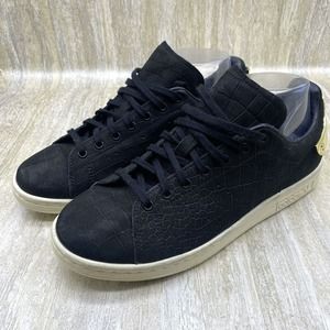 Adidas Stan Smith LIMITED Metal Plate Black Leather Croc s82482 Sneakers Shoes 7